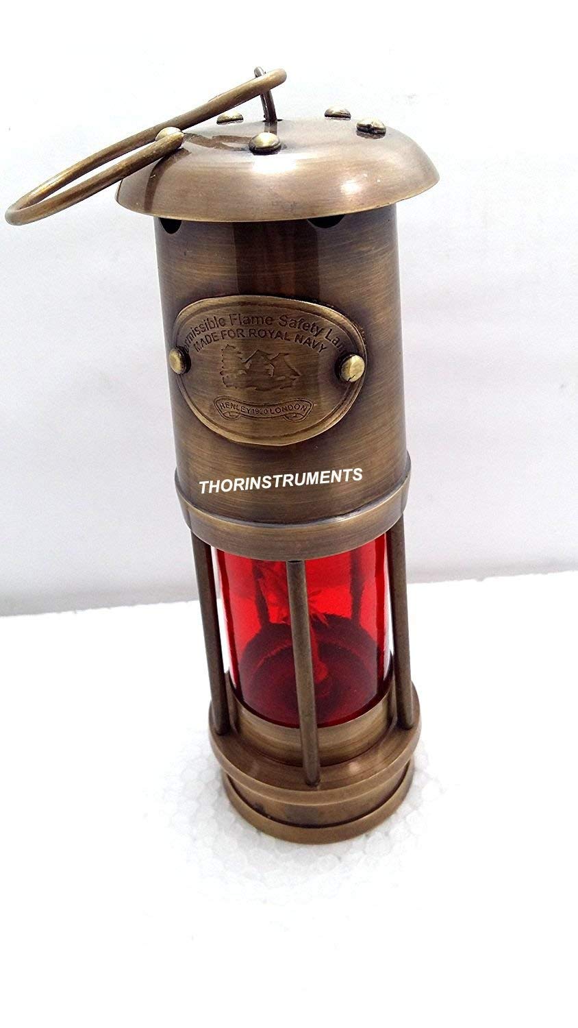 Amazon.co.jp: アンティーク真鍮海事ハンドメイド鉱山ランプ 航海船